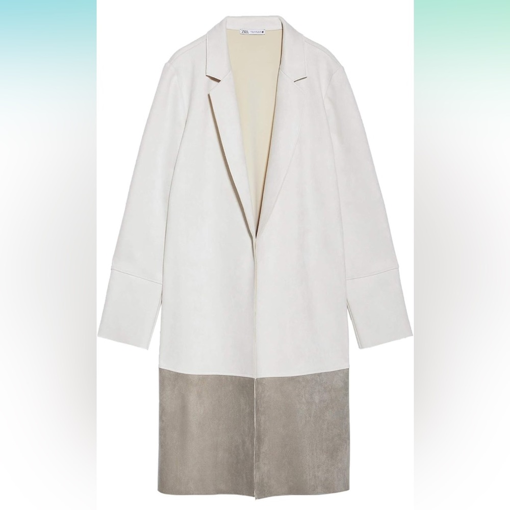 SOLD ❤️ Zara Women Fall Faux suede coat small